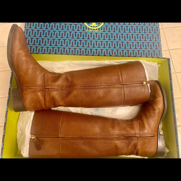 Tory Burch Junction Boots 8.5 Brown - Picture 7 of 11